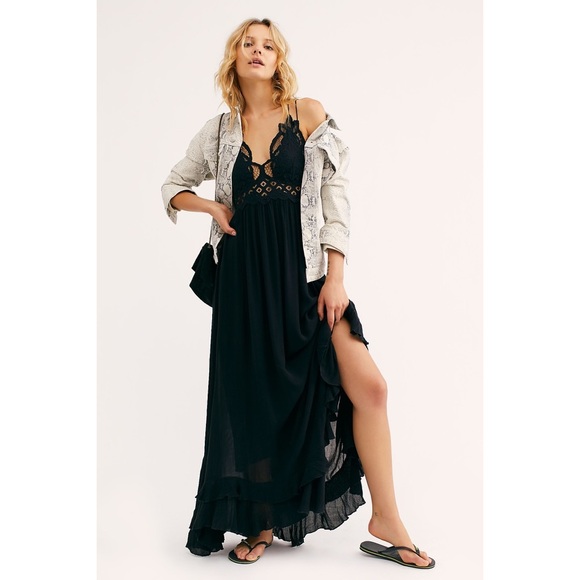 Free People Adella Maxi Slip Dress - Picture 1 of 6